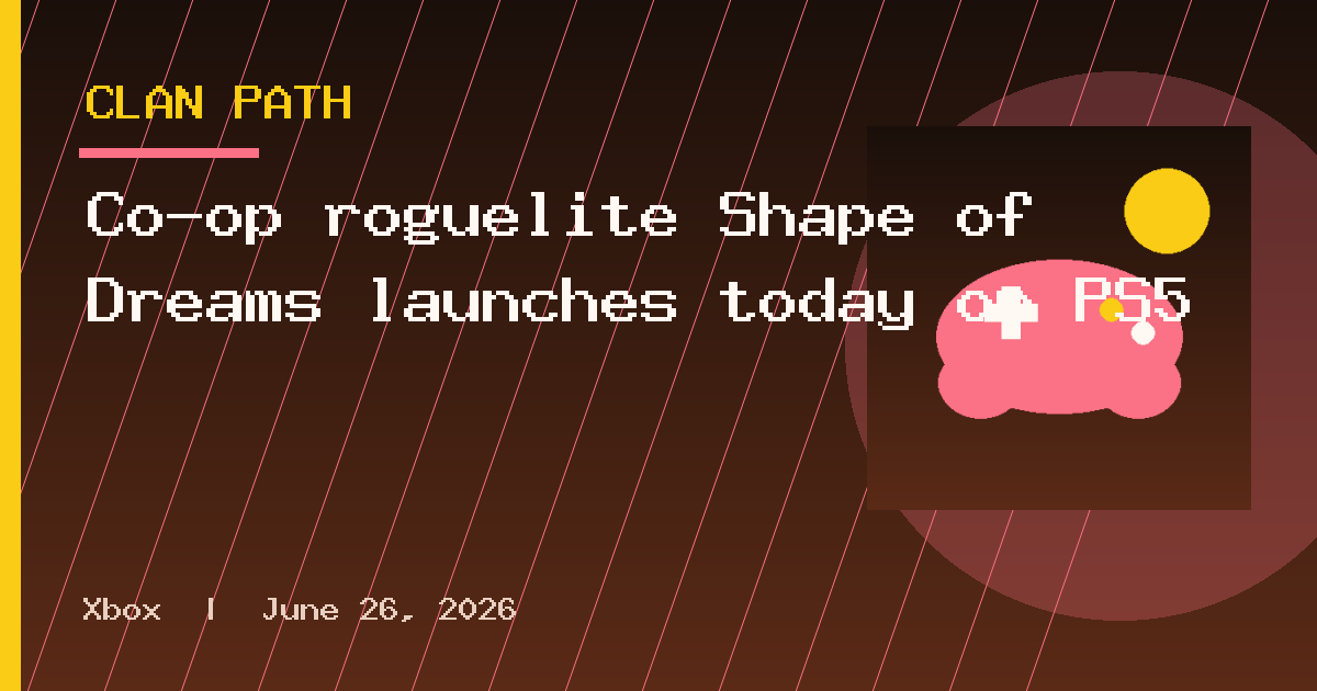 Co-op roguelite Shape of Dreams launches today on PS5