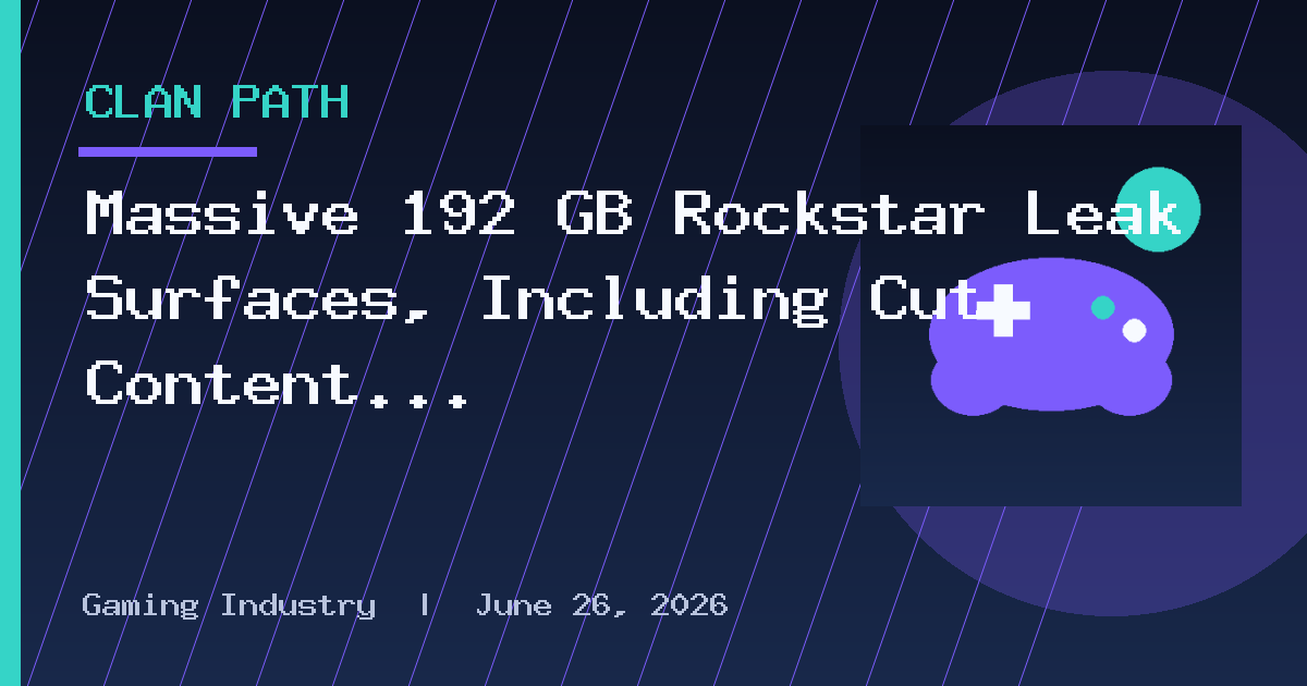 Massive 192 GB Rockstar Leak Surfaces, Including Cut Content For GTA 5 and Early