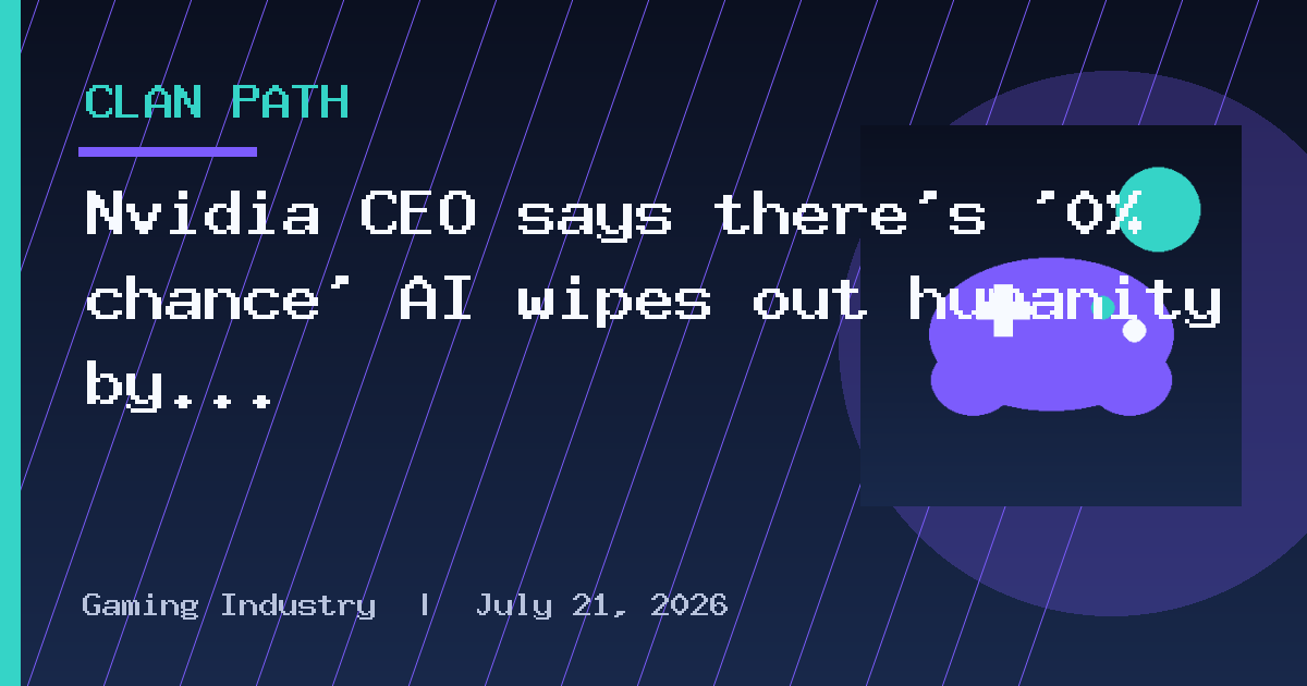 Nvidia CEO says there’s ‘0% chance’ AI wipes out humanity by 2030, despite