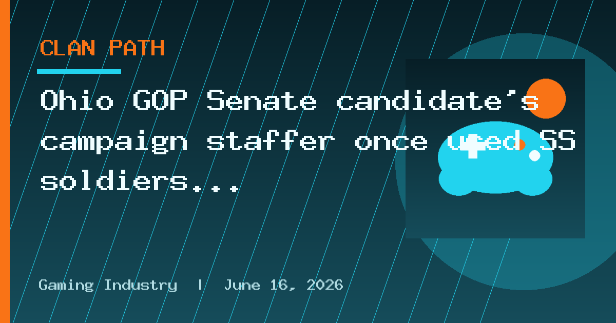 Ohio GOP Senate candidate’s campaign staffer once used SS soldiers as his