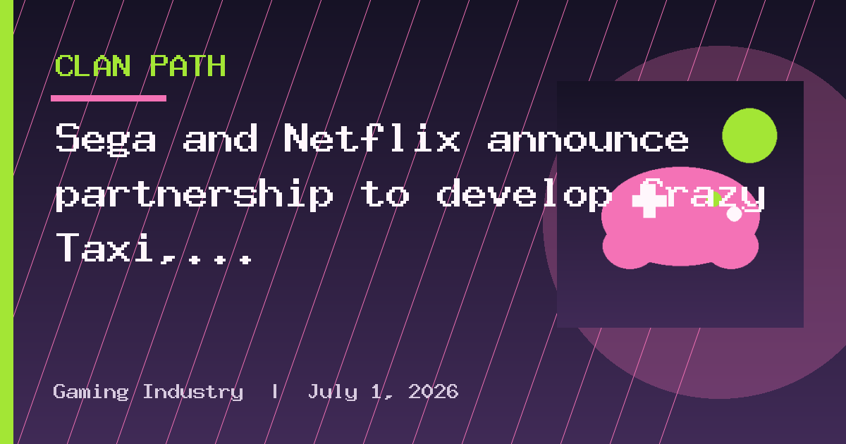 Sega and Netflix announce partnership to develop Crazy Taxi, Sonic, and Stranger