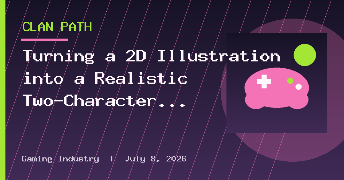 Turning a 2D Illustration into a Realistic Two-Character 3D Piece