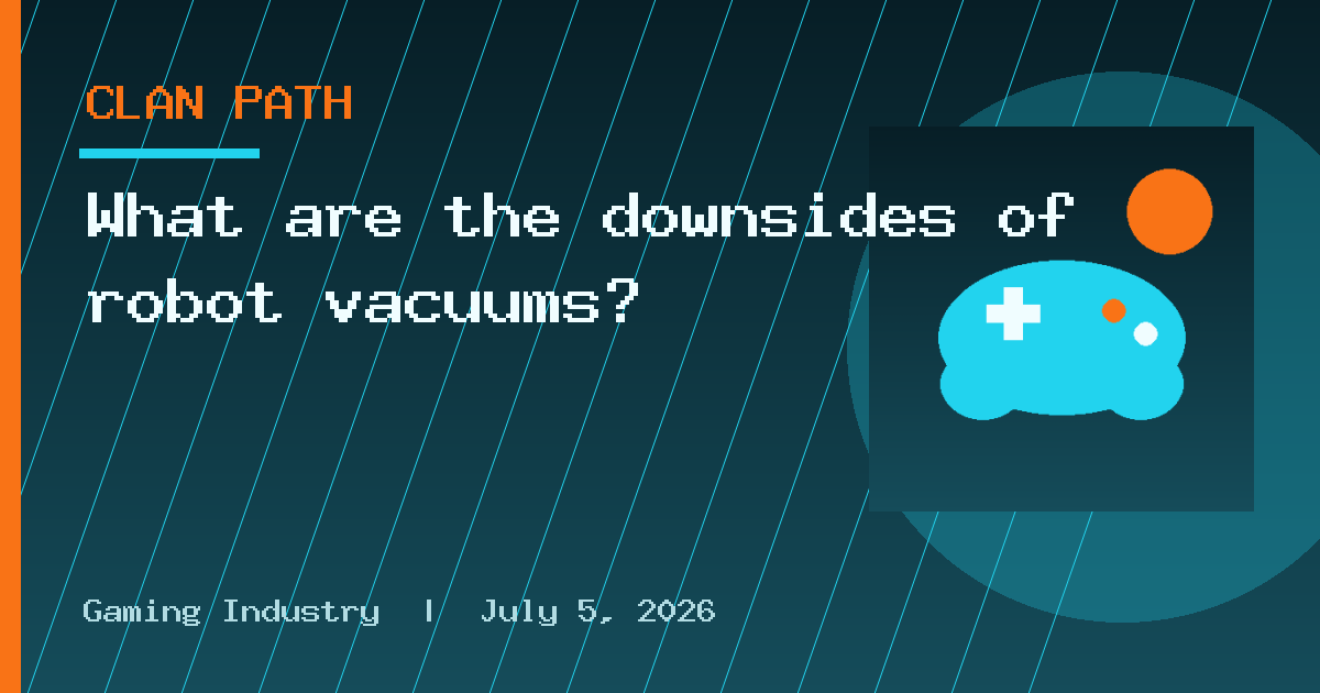 What are the downsides of robot vacuums?