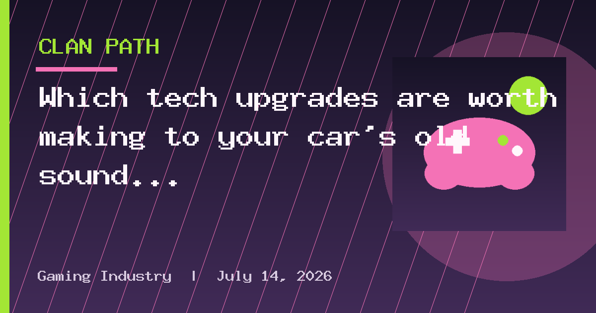 Which tech upgrades are worth making to your car's old sound system?
