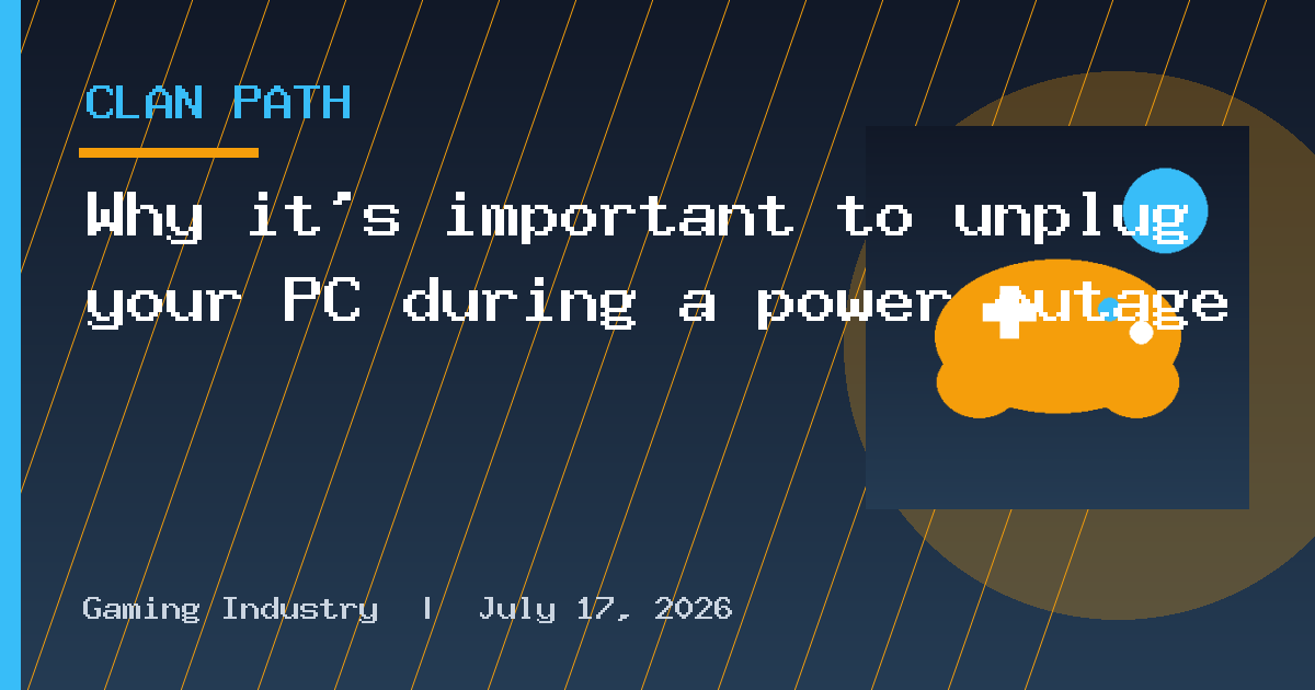 Why it's important to unplug your PC during a power outage